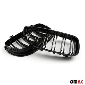 BMW 3 Series Grille - Omac - Gloss Black - '09-'12